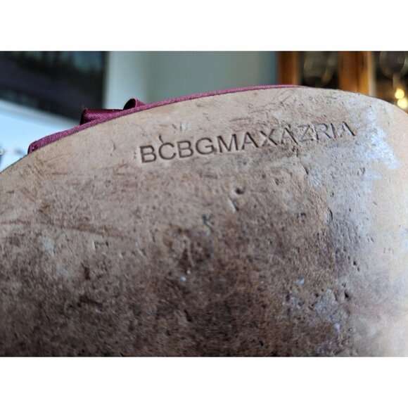 BCBGMaxazria Peep Toe Slingback Heels Size 8 *Coquette* - Picture 10 of 11
